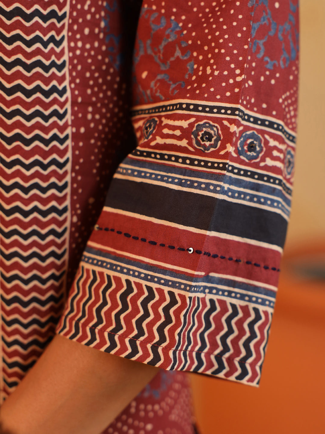 Nargis | Terracotta Suit Set