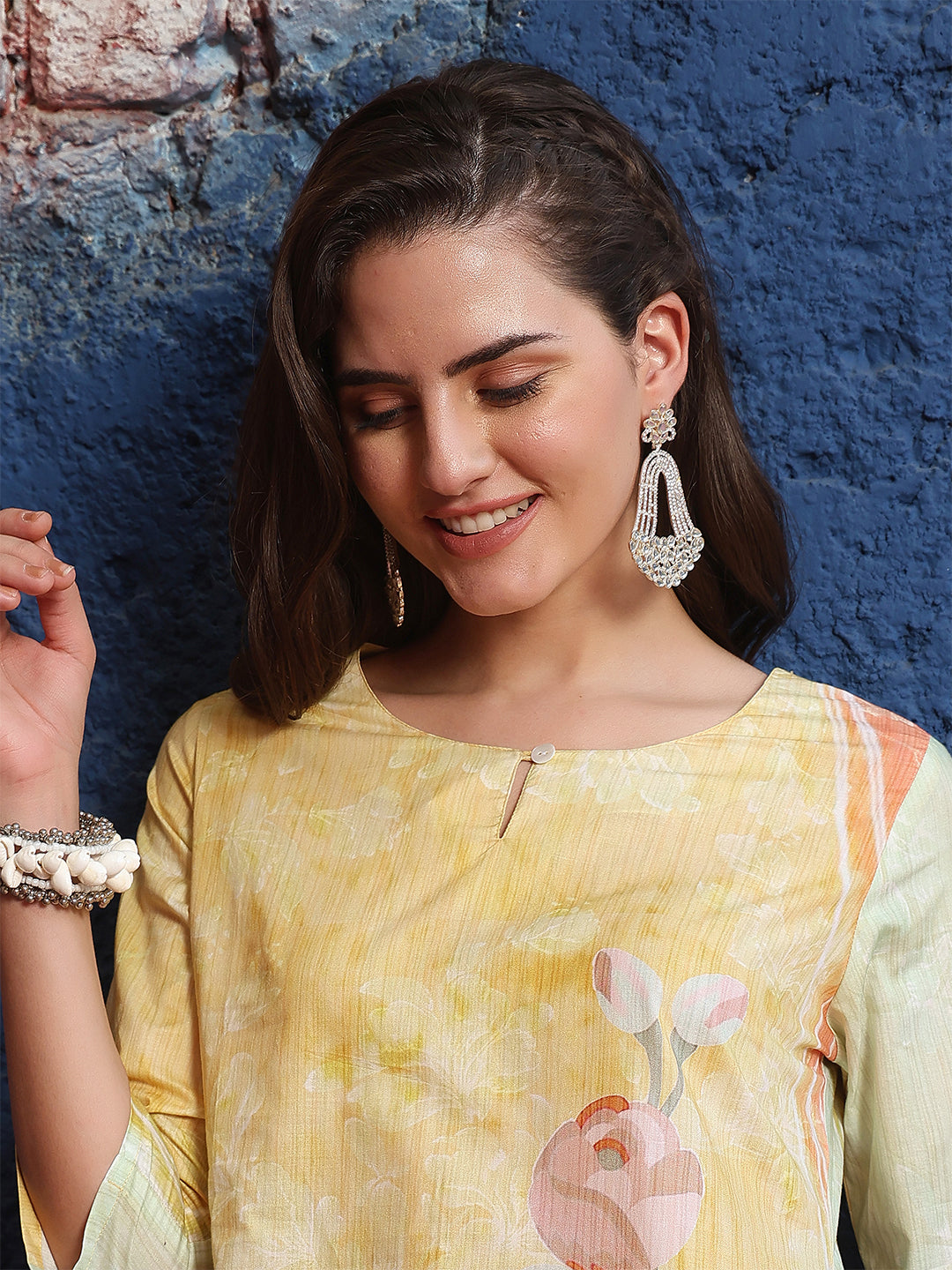 Morning Glow – Yellow Cotton Suit Set