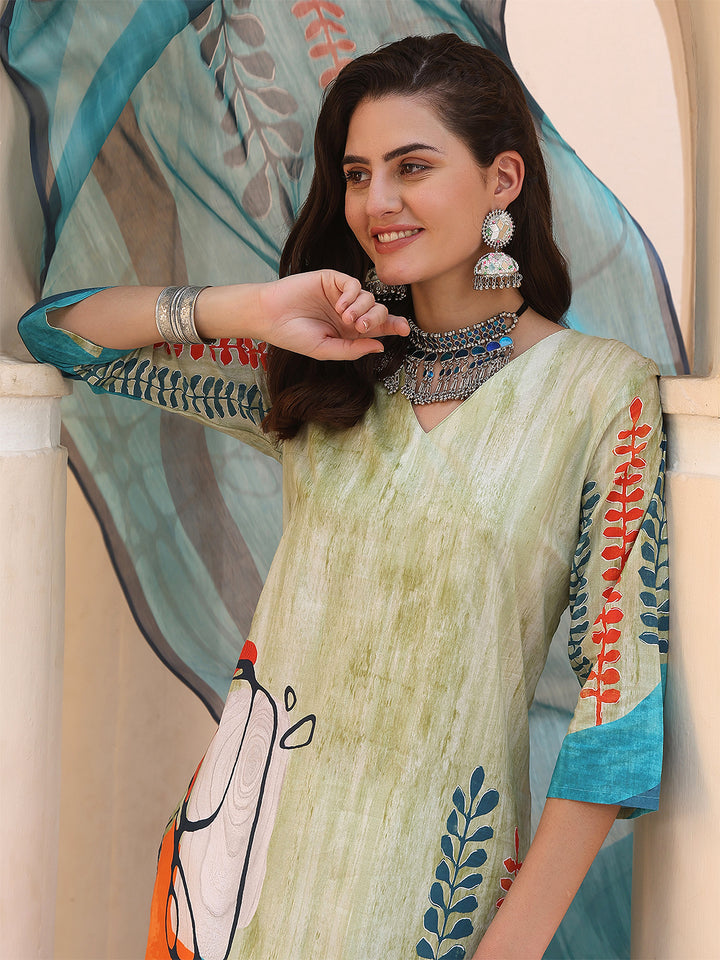 Botanic Bloom Straight Suit Set