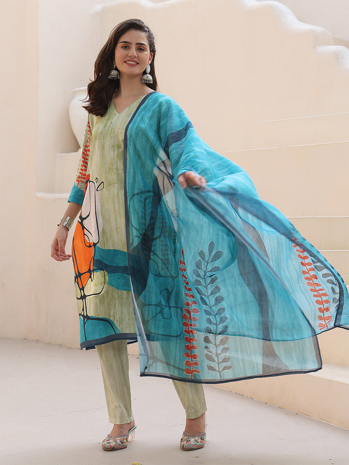 Botanic Bloom Straight Suit Set