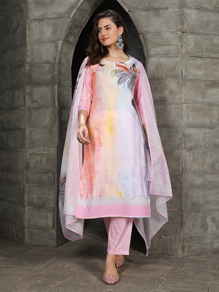 Dreamscape – Pastel Ombre Cotton Suit Set