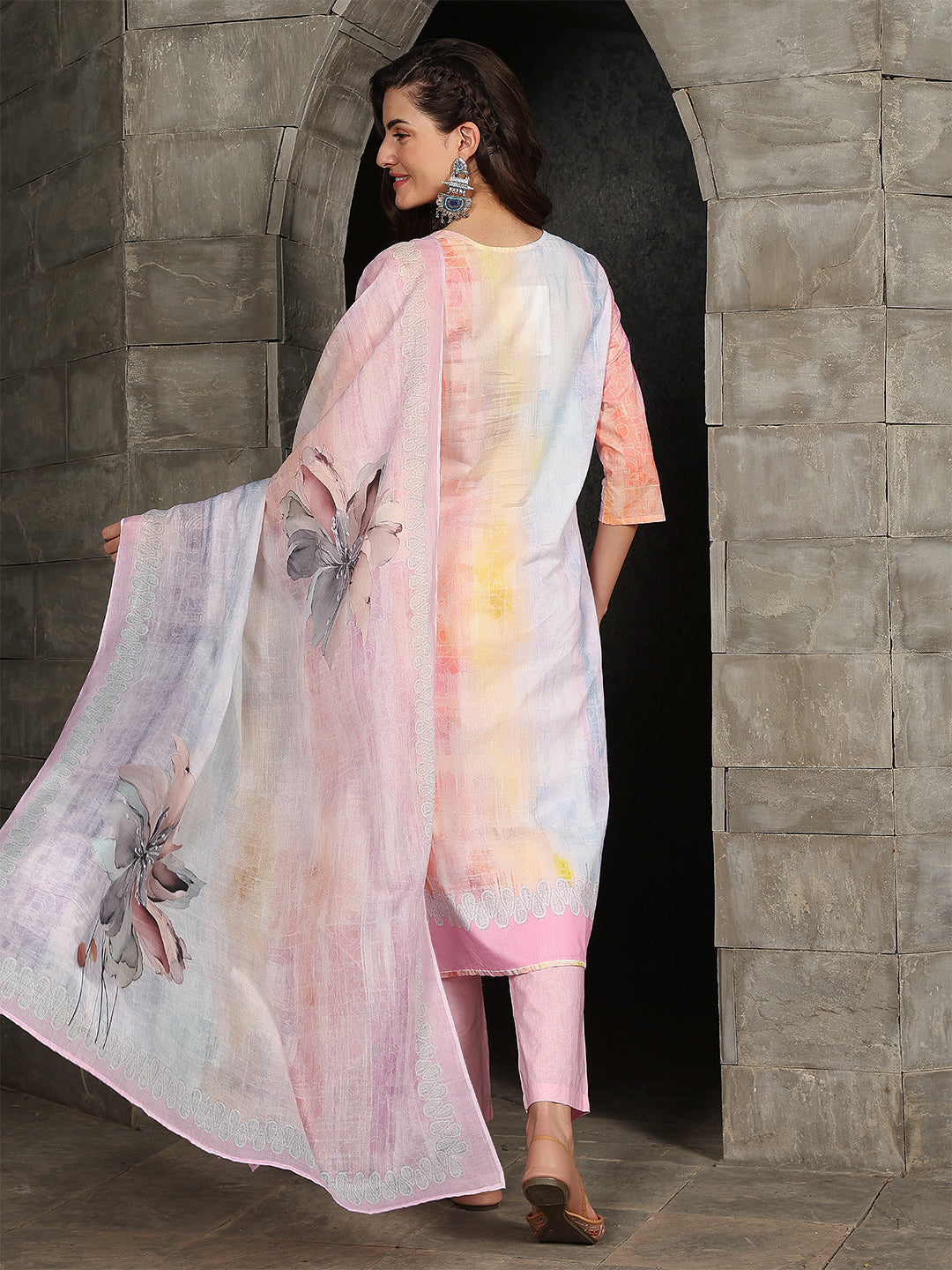 Dreamscape – Pastel Ombre Cotton Suit Set