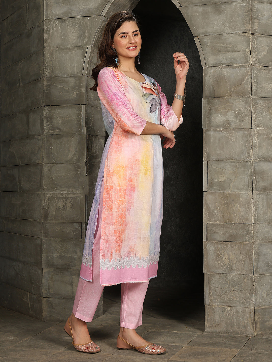 Dreamscape – Pastel Ombre Cotton Suit Set