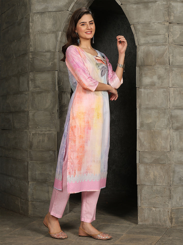 Dreamscape – Pastel Ombre Cotton Suit Set