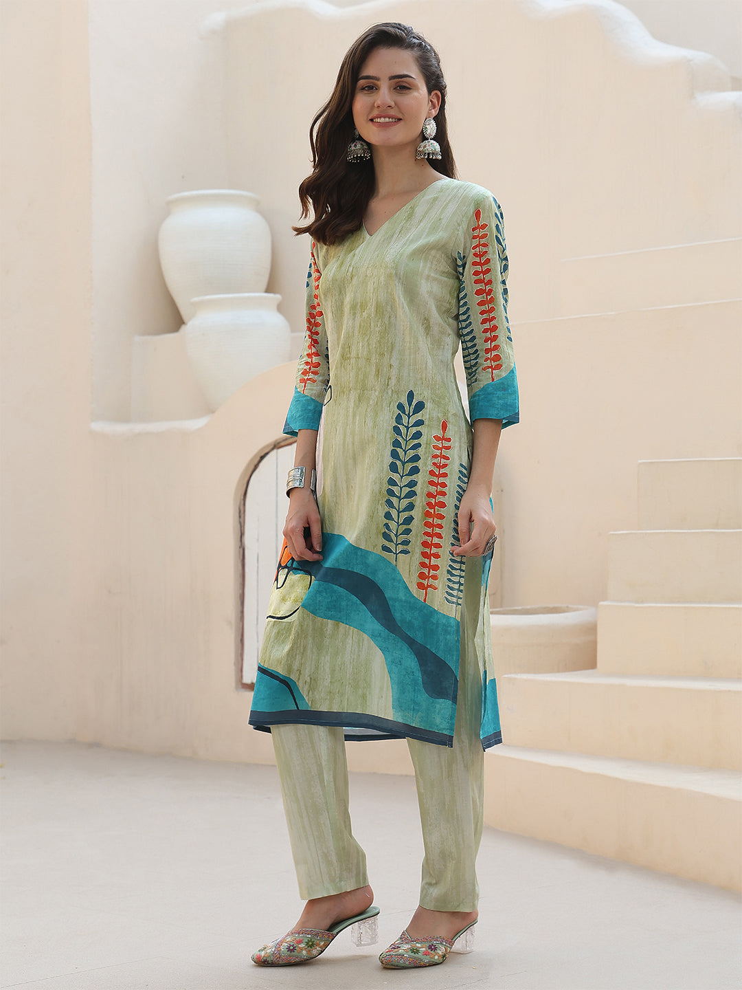 Botanic Bloom Straight Suit Set