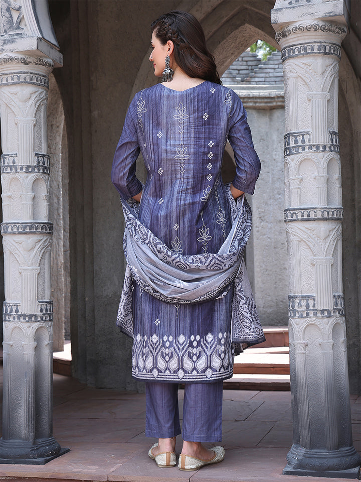 Midnight Indigo Grace Suit Set