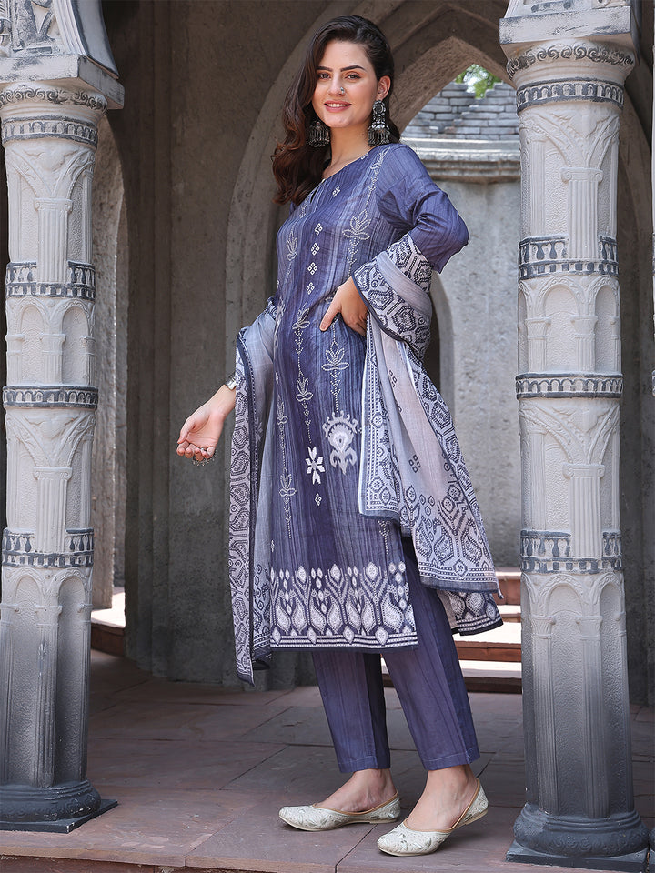 Midnight Indigo Grace Suit Set