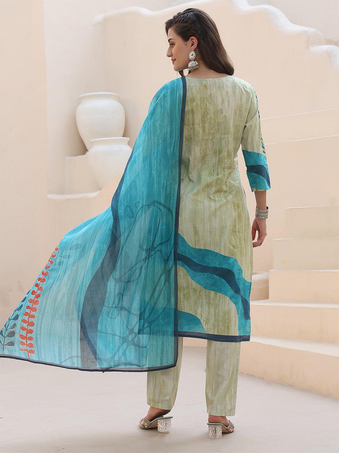 Botanic Bloom Straight Suit Set