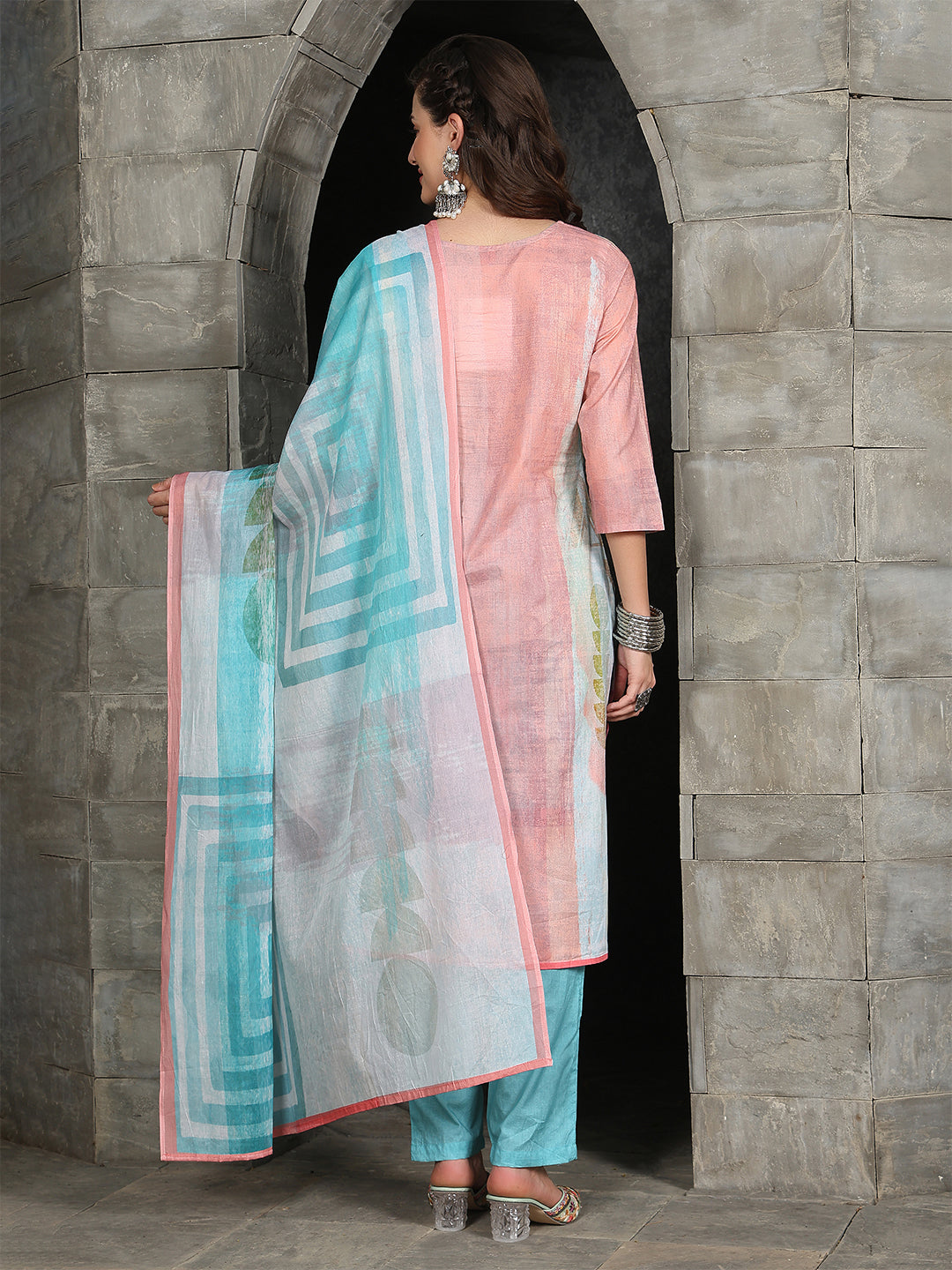 Pastel Reverie Straight Suit Set