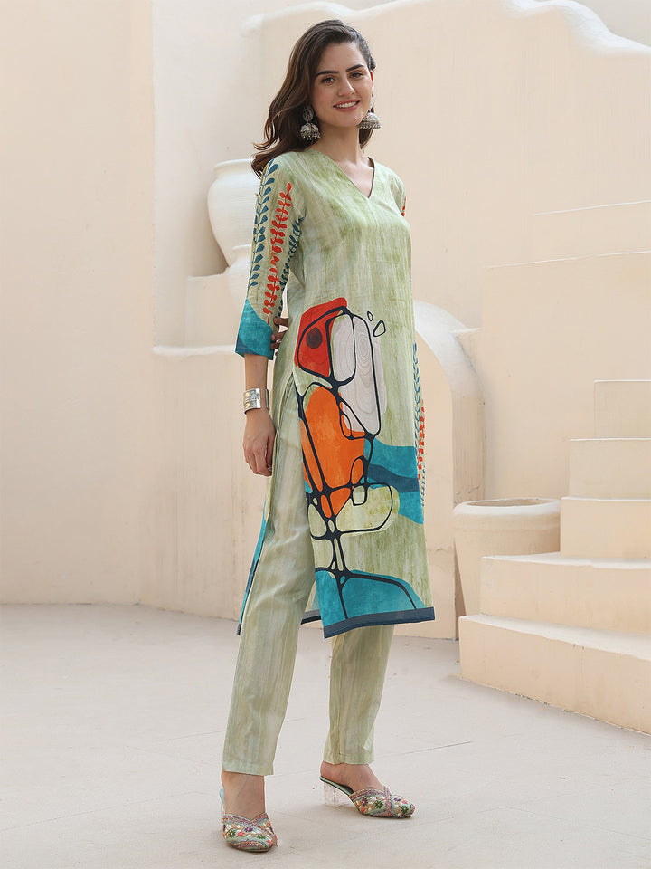 Botanic Bloom Straight Suit Set