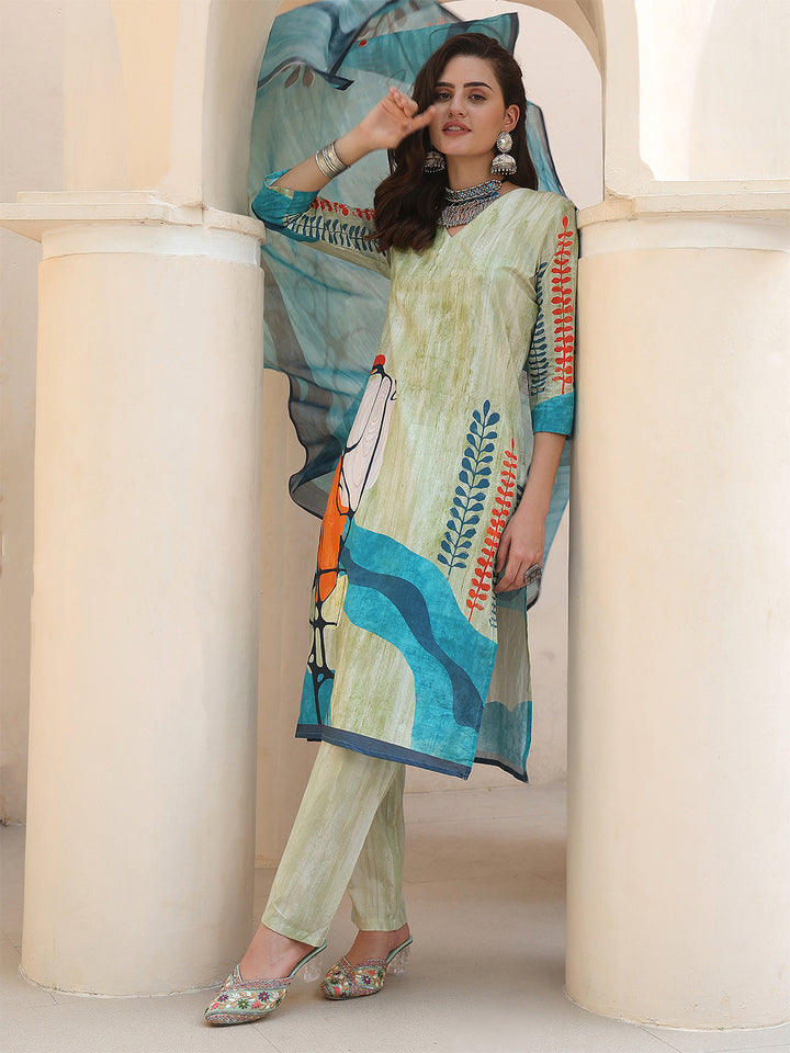 Botanic Bloom Straight Suit Set
