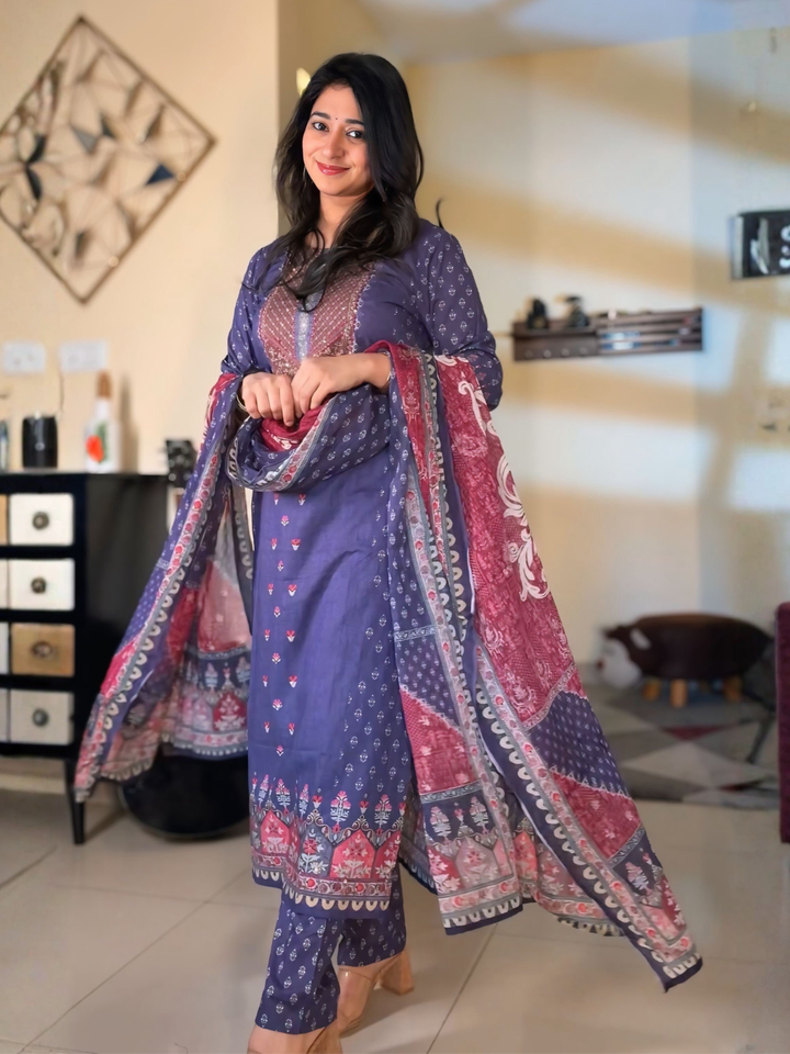 Rekha Straight Suit Set