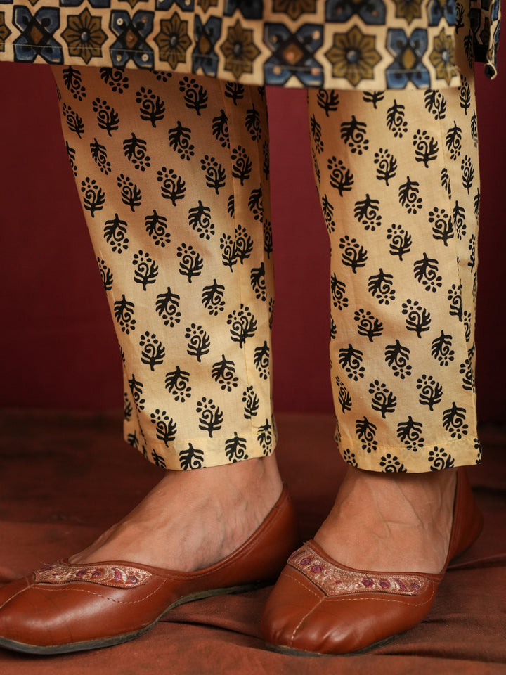 Rangrez Ajrakh Suit Set