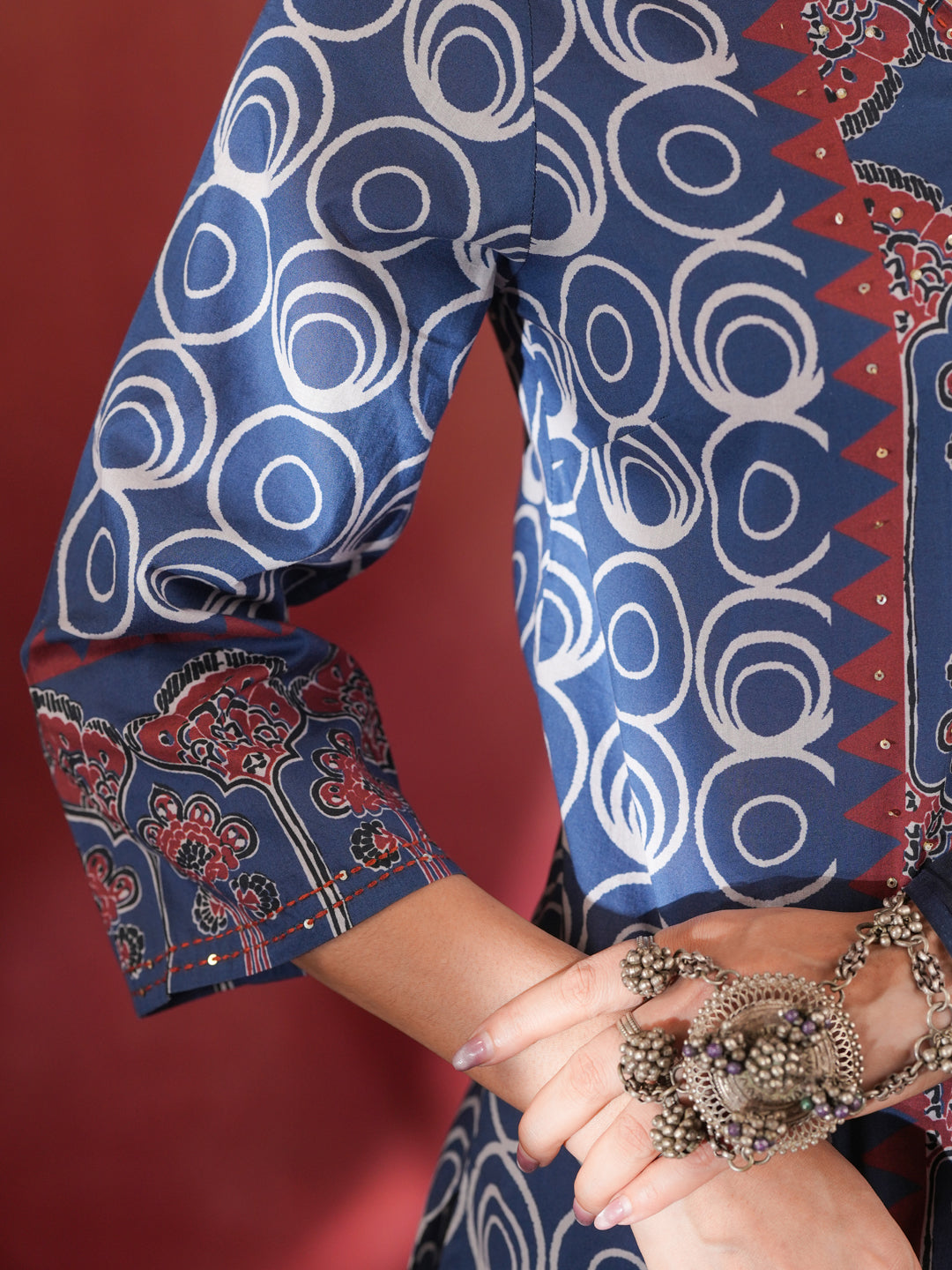 Meherbaan Ajrakh Suit Set