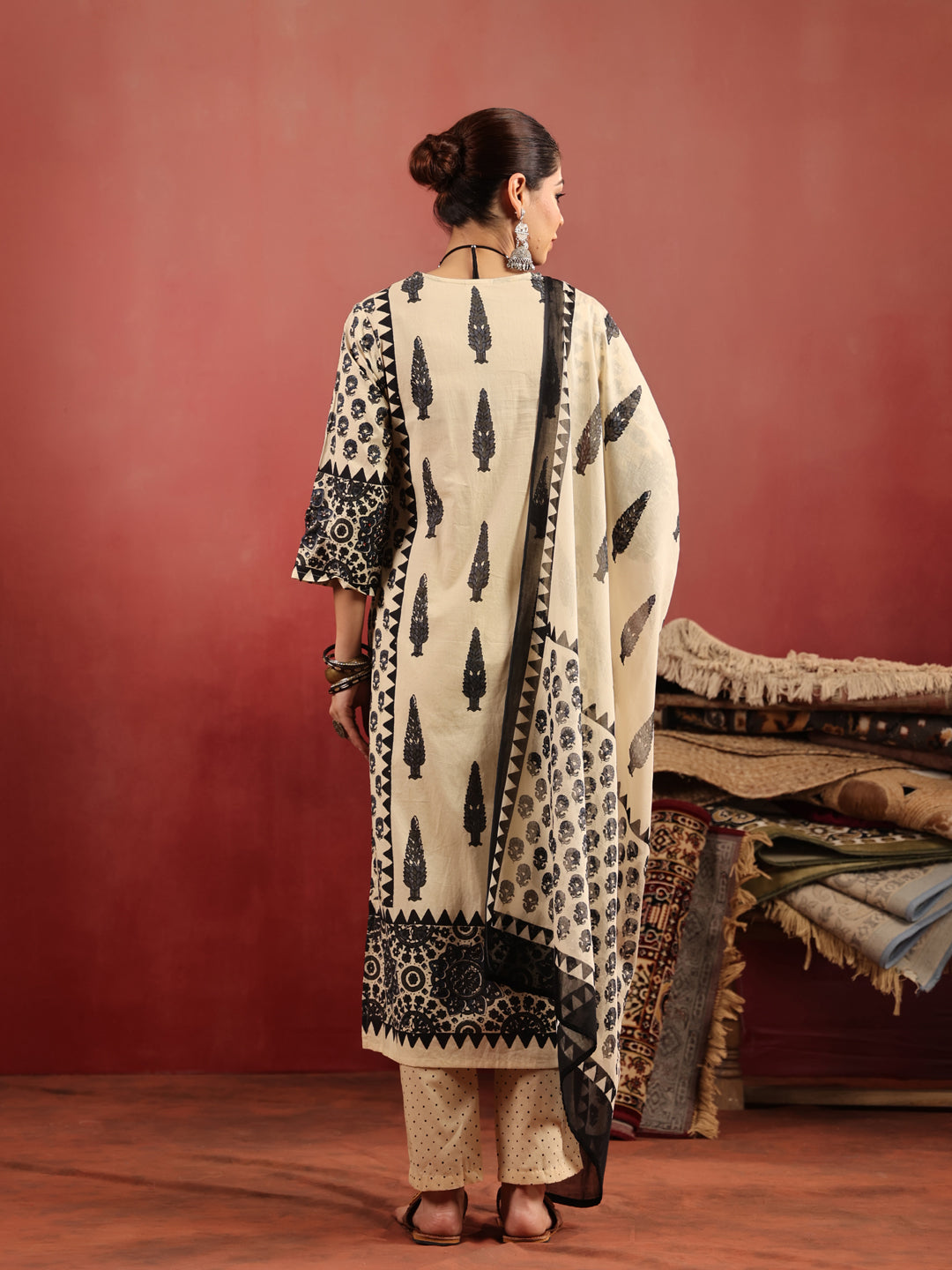 Shivangi Ajrakh Suit Set