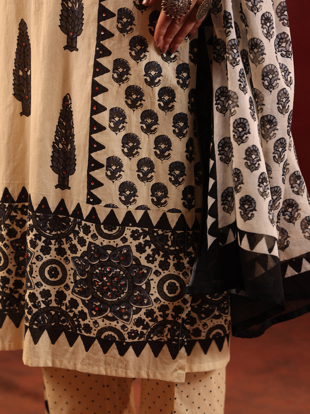 Shivangi Ajrakh Suit Set