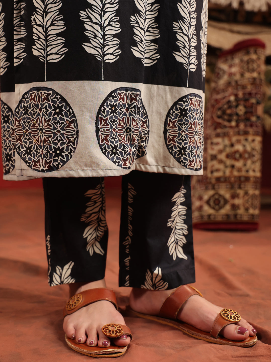 Raagini Ajrakh Suit Set