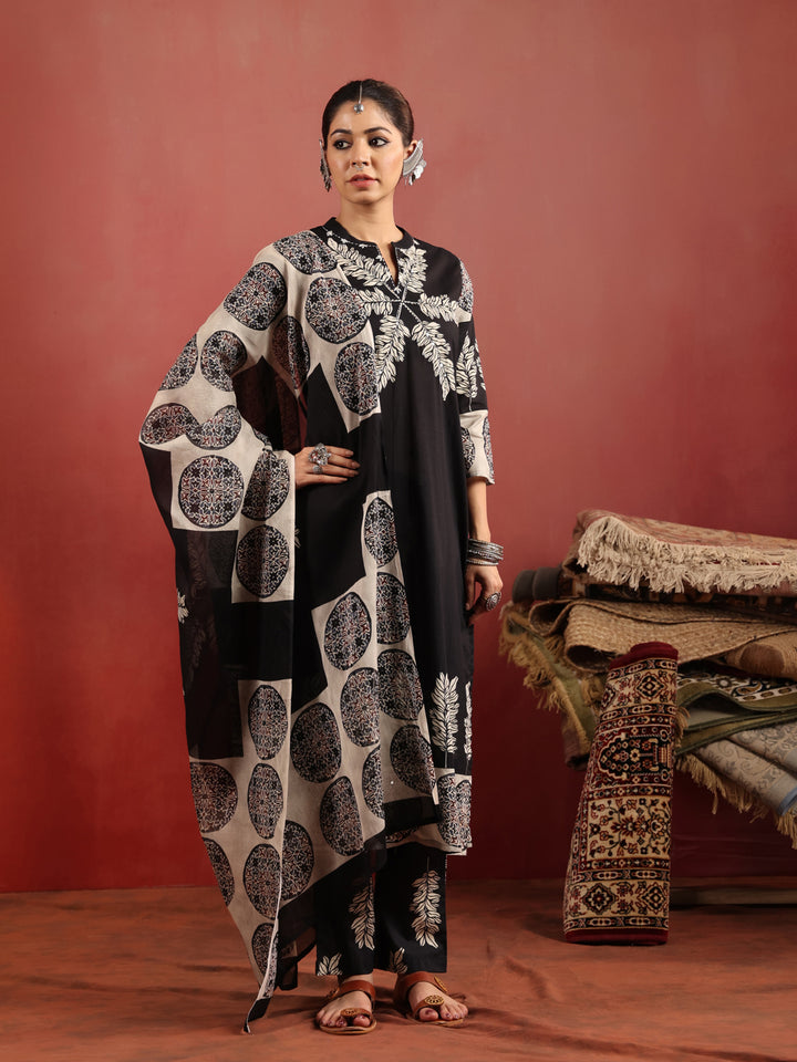 Raagini Ajrakh Suit Set