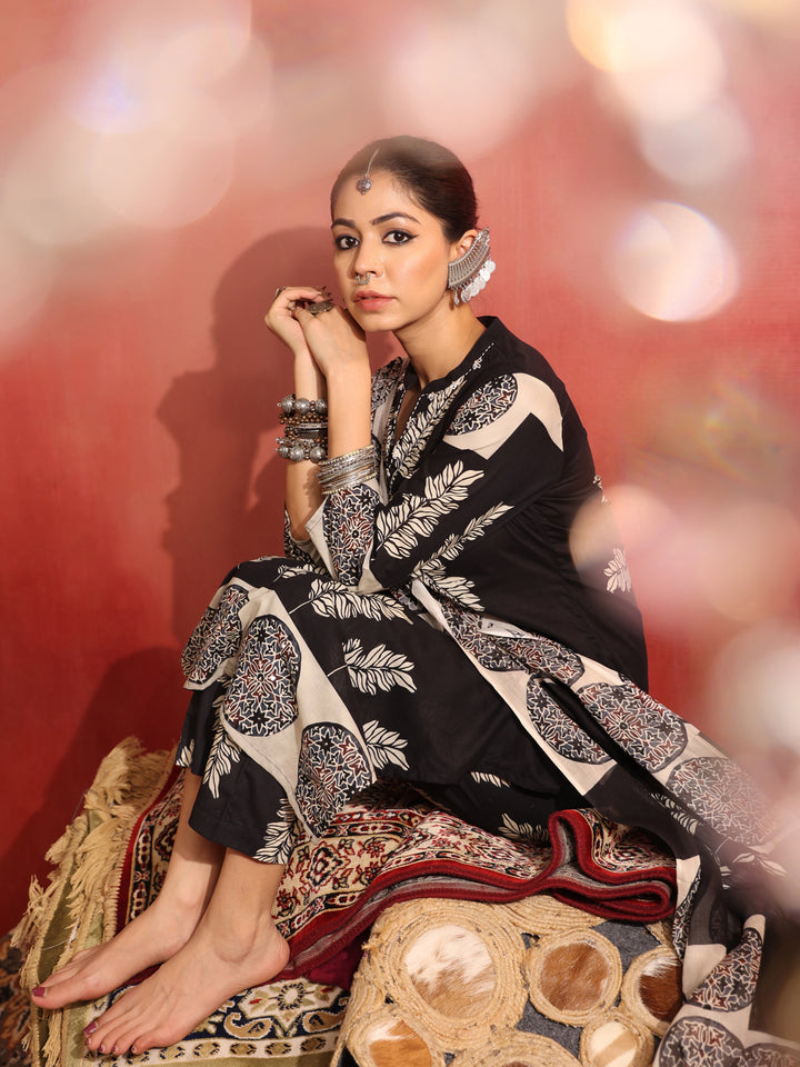 Raagini Ajrakh Suit Set