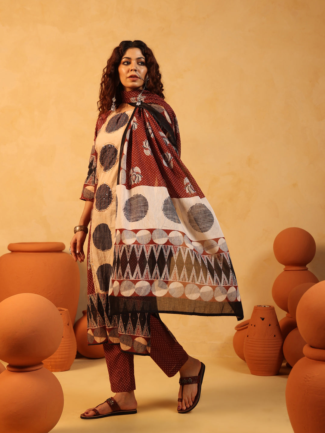 “Ranjhna” Red Suit Set
