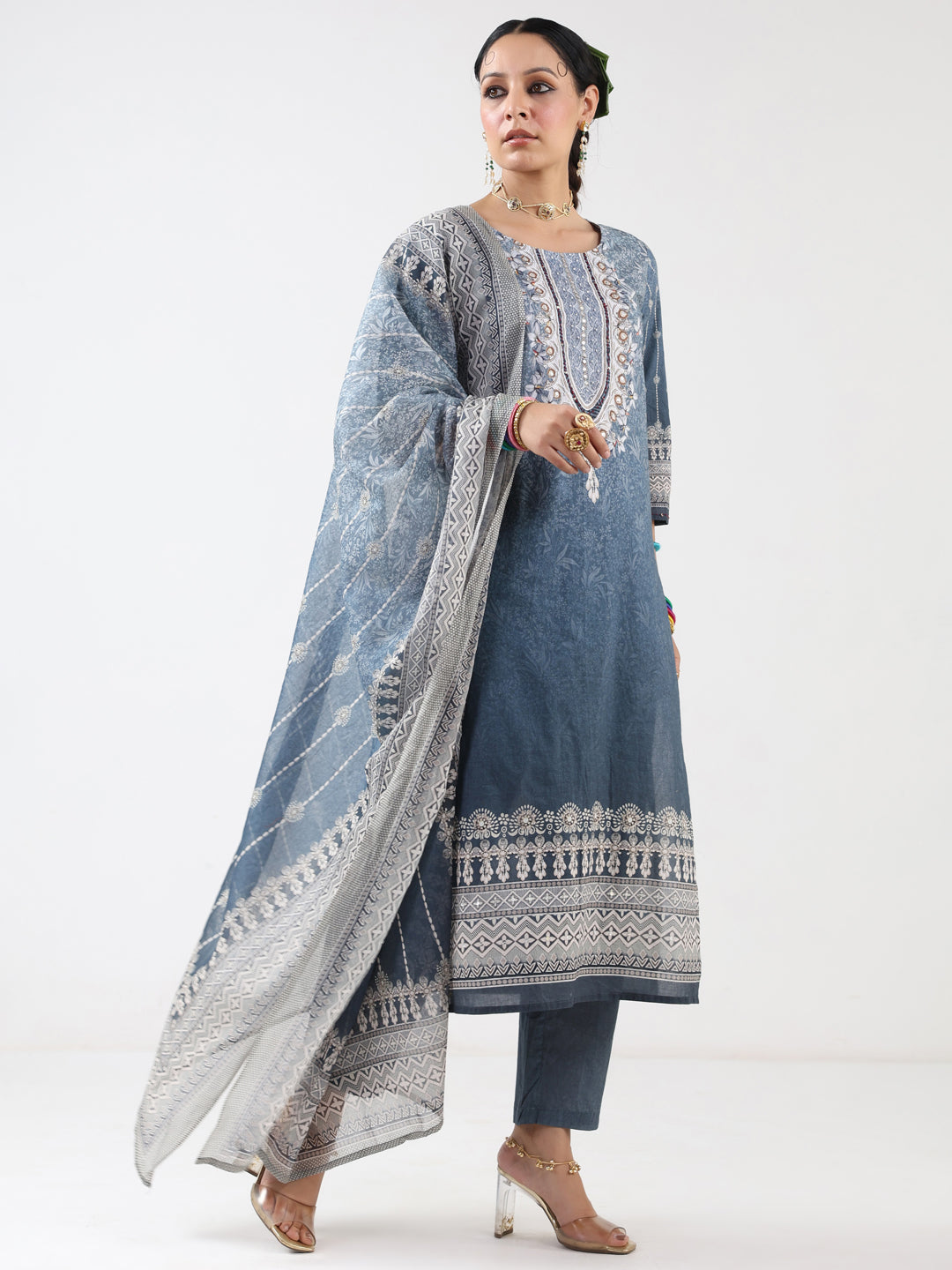 Raha | Cotton Suit Set